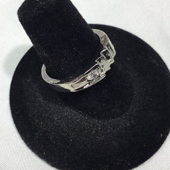 Unique Ridges Wedding Band (UC3) - Picture 5 of 5